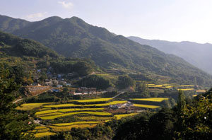 지리산 빨치산 루트로 유명한 경남 함양 송전마을