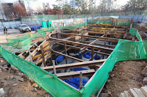 26일 오전 대구 국채보상운동기념공원 내 국채보상운동기념관 건립공사 현장. 성일권기자 sungig@msnet.co.kr