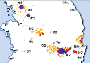 아이폰이나 아이패드 등에 저장되는 위치정보 기록을 확인할 수 있는 