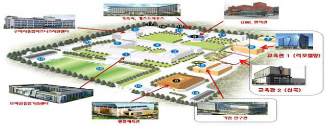 산학융합지구 조성 조감도-(구미지역 , 구.금오공대)