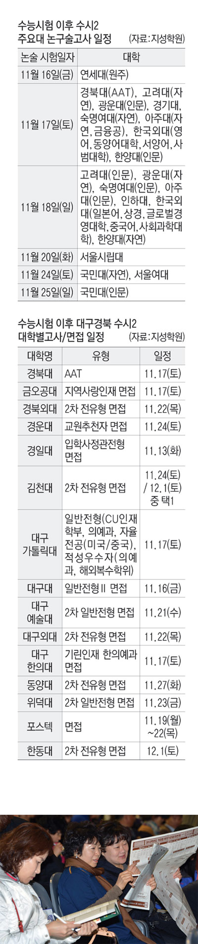 10일 계명대학교 성서캠퍼스 체육관에서 매일신문사와 대구시 진학지도협의회 공동 주최로 열린 