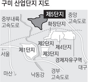 구미 산동면 도중리 일대에 구미 5국가산업단지 조성공사가 잰걸음을 하고 있다. 기업의 공장용지 수요를 따르지 못하고 있는 것이다. 이창희기자