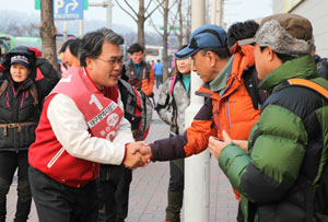 이재만 예비후보가 18일 경상감영 일대를 창의적 도심재생특구로 만들겠다고 발표했다. 사진은 개발 예시도와 사업대상 지역. 이 후보 측 제공