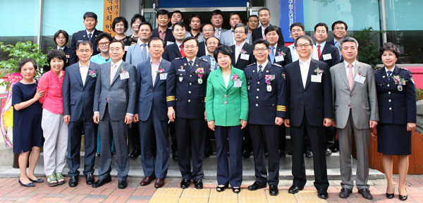 중부경찰서는 16일 학교폭력 예방체험 교육장인 