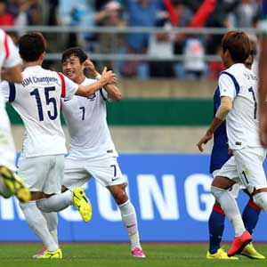 한국 말레이시아 경기 사진. 대한축구협회