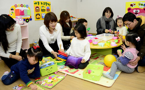 23일 대구 수성구 범어동 영재어린이집에서 