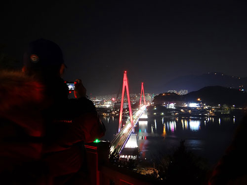 돌산대교 야경