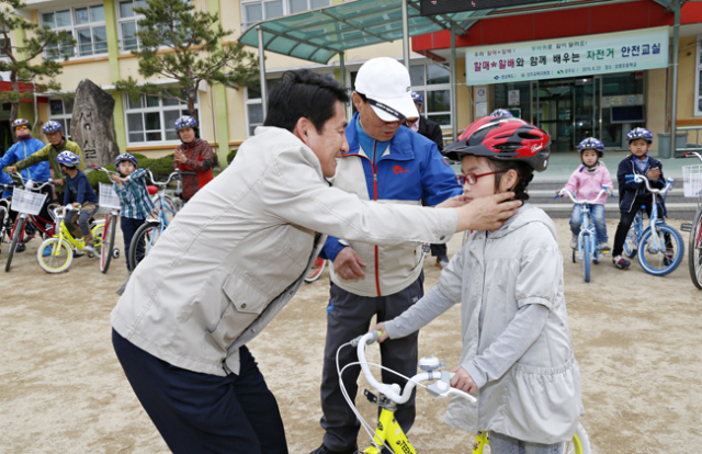 ▲경상북도가 자전거의 날인 22일 상주에서 