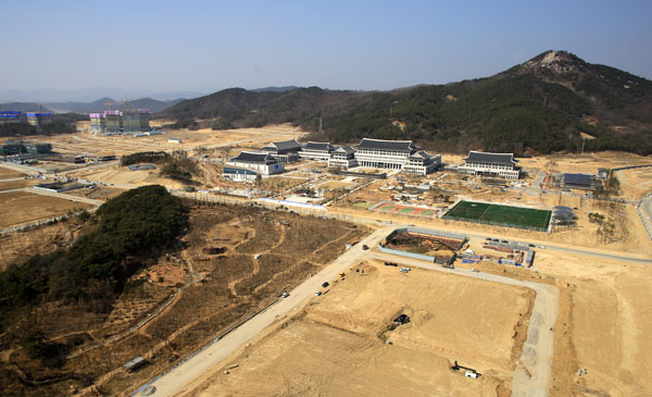 도청 신도시 항공 촬영. 경북개발공사 제공