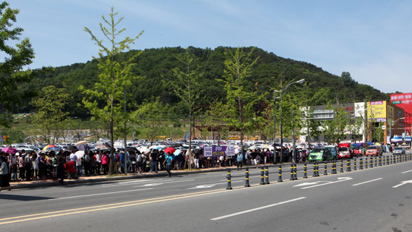 22일부터 견본주택을 열고 분양에 나선 동대구 반도 유보라 아파트 단지는 