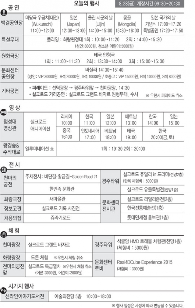 매직아트 팩토리관에서 학생들이 스티커를 붙이며, 체험하고 있다.