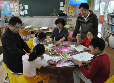 지난달 25일 영천 자천초등학교 보현분교장에서 진행한 