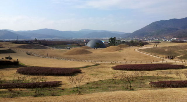 옛 삼한시대의 부족국가였던 조문국 유적지.