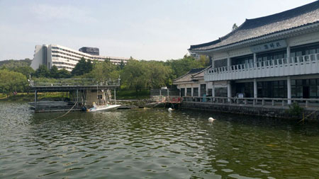 경주 콩코드호텔이 정상화된다. 사진은 보문단지 내 호반장에서 바라본 콩코드호텔.