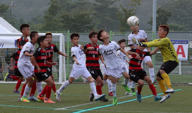 경주 축구 열기가 뜨겁다. 전국 유소년축구대회 덕분이다. 선수와 임원, 그 가족들로 인해 관광 비수기이지만 경주는 요즘 북새통을 이루고 있다. 이채수 기자