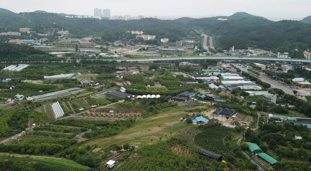 신혼희망타운이 들어서는 대구 수성구 연호지구 일대 전경. 매일신문 DB