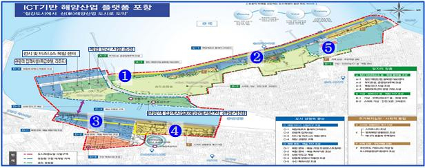 포항시 구항 일원 도시재생 뉴딜사업. 해양수산부 제공