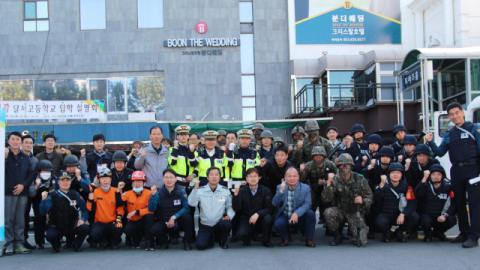 대구 서부경찰서와 관련 기관이 다중이용시설 테러 대비 합동 훈련을 진행했다. 대구 서부경찰서 제공.