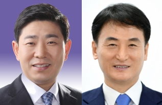 박용선 경북도의회 운영위원장(왼쪽), 김일곤 경북도 대변인. 매일신문DB