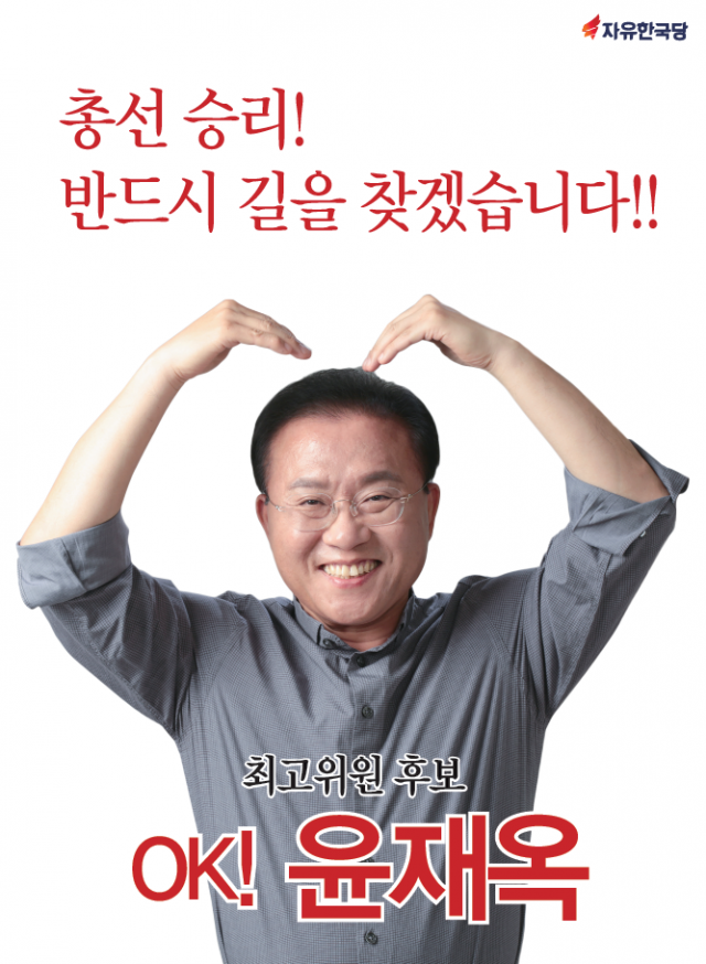 윤재옥 자유한국당 국회의원의 최고위원 경선 홍보물. 윤재옥 의원실 제공