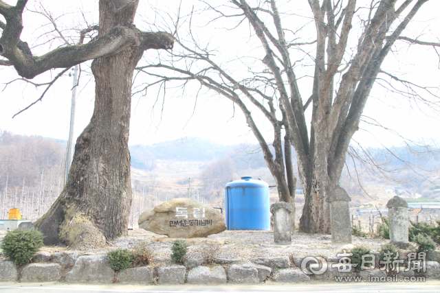 1919년 은산장터에 울려 퍼졌던 이 날의 만세 함성과 항일 정신을 기리고 기념하기 위해 은풍골 향토사연구회가 옛 은산장터 일대에 독립 만세 운동 기념비를 세웠다. 현재 옛 장터였던 이 일대는 과수원 등 밭으로 바뀌어 예전 모습을 전혀 찾아볼 수 없다. 윤영민 기자