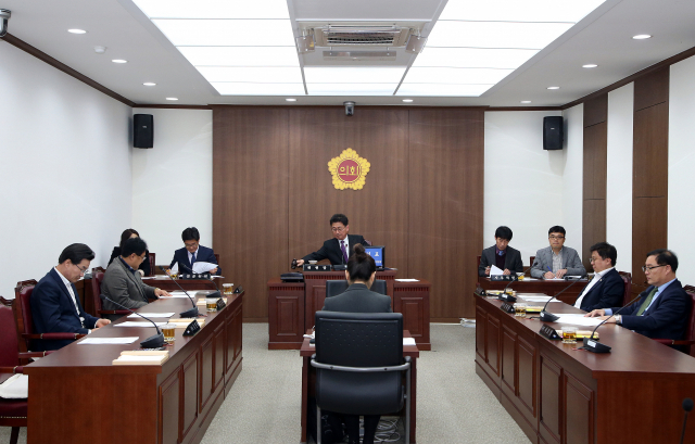 18일 대구시의회 통합신공항 건설 특별위원회는 회의를 열어 