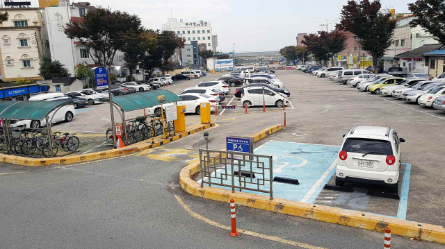 경북 구미시설공단이 운영하는 공영주차장 모습. 구미시설공단 제공