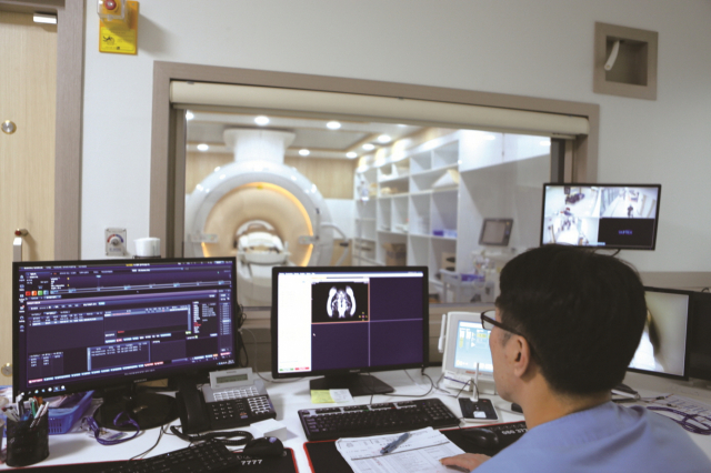 계명대 동산병원 MRI 검사 모습.