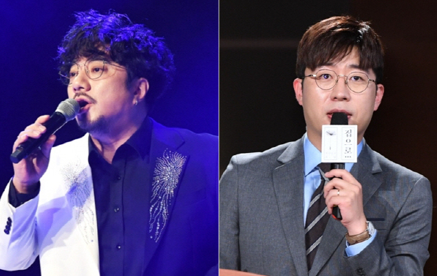 MBC 라디오 싱글벙글쇼 후임 DJ를 맡은 가수 배기성(왼쪽)과 허일후 아나운서