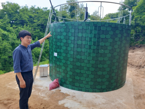 영주시 수도사업소가 통합관리시스템으로 설치한 관정 모습. 영주시 제공