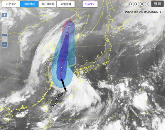 기상청 날씨누리 제공.