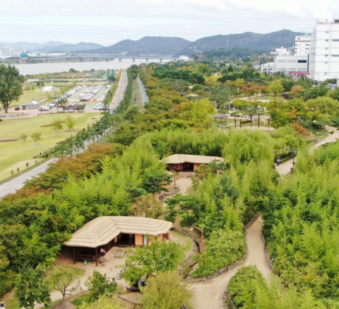 동락공원 산책길. 구미시 제공