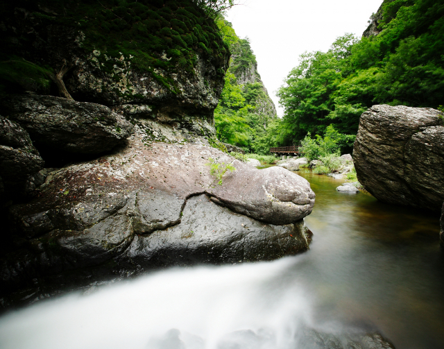 주왕산국립공원 내 절골계곡. 청송군 제공