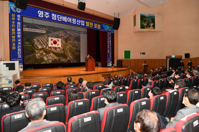 영주 첨단베어링산업 발전 포럼 모습. 영주시 제공