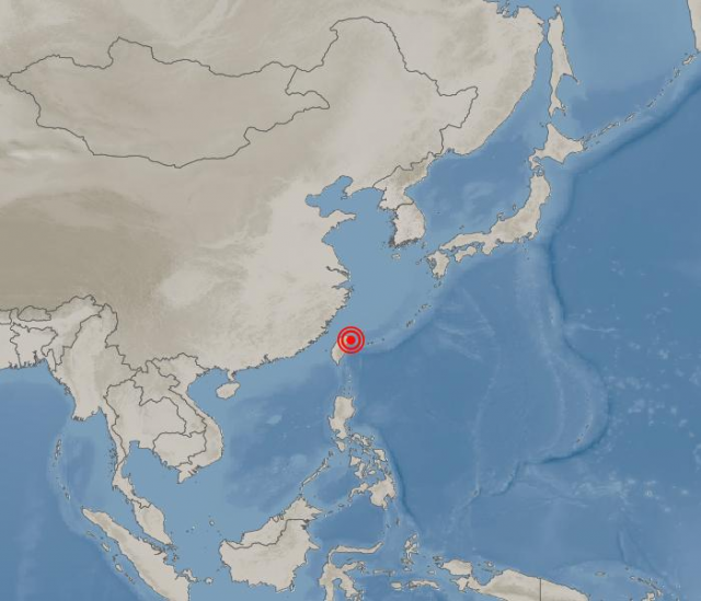 대만 지진. 기상청