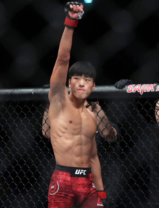 한국인 파이터 최승우. UFC 제공