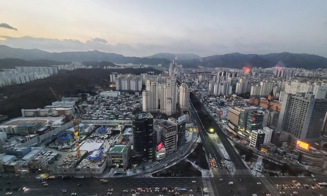 지난 7일 오전 대구 수성구 범어네거리 모습. 사진은 기사 내용과 무관함. 자료 이미지. 연합뉴스