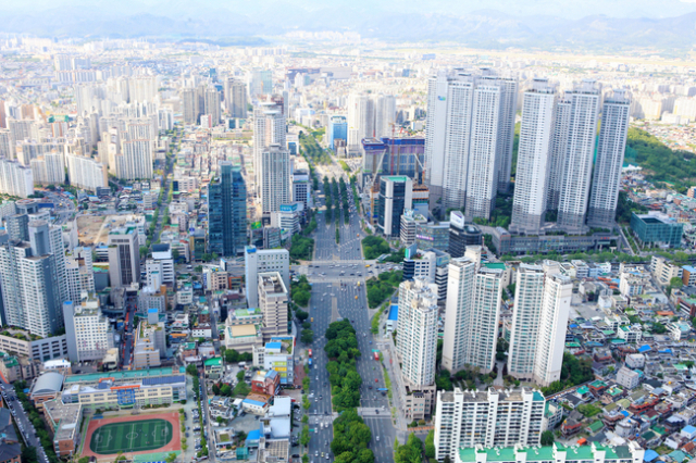 대구 수성구 아파트 단지. 매일신문DB.