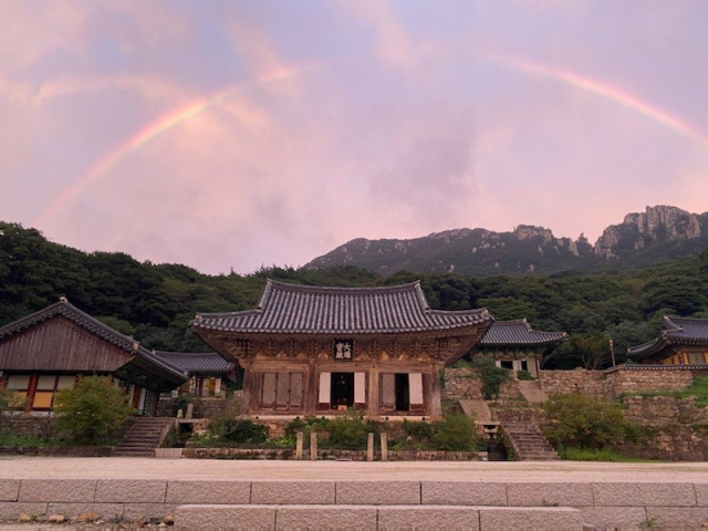 땅끝마을 전남 해남군의 유명사찰 미황사 대웅전. 미황사 제공.