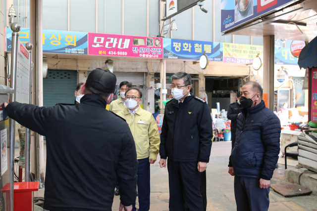 신열우 소방청장이 2일 경북 김천시 평화동에 있는 