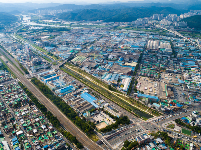 대구염색산업단지관리공단 전경. 대구염색산업단지관리공단 제공