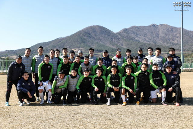 김천상무프로축구단. 김천상무는 27일 오후 4시 안산 