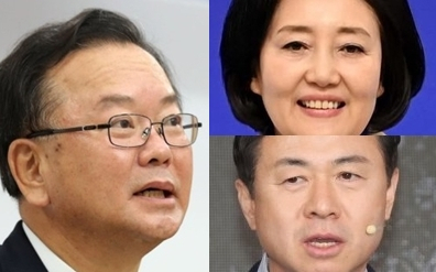 김부겸, 박영선, 김영춘. 연합뉴스