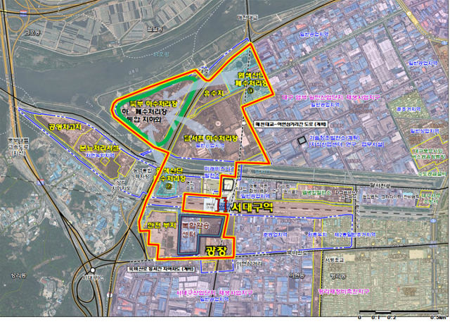 서대구역세권 개발사업 조감도. 대구시 제공