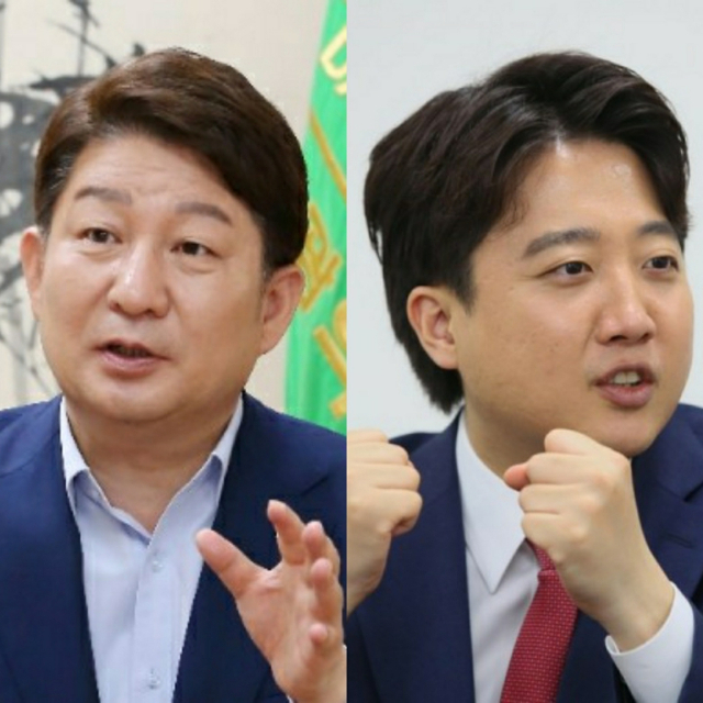 권영진 대구시장(왼쪽)과 이준석 국민의힘 대표(오른쪽). 매일신문 DB