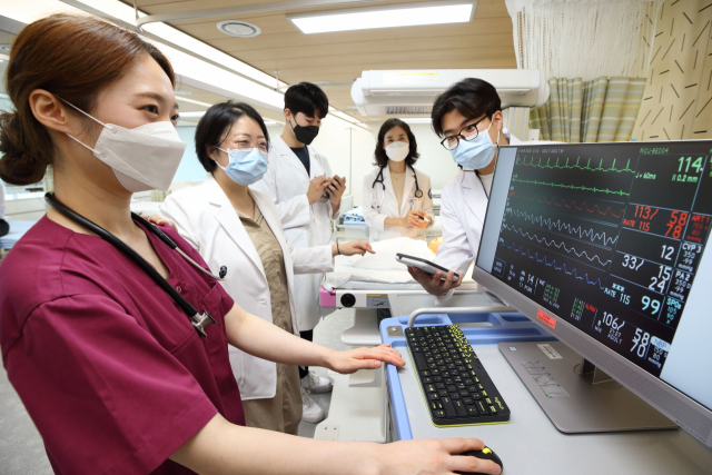 계명대가 간호대 및 의과대 학생을 대상으로 전문직군간 통합교육을 실시했다. 계명대 제공