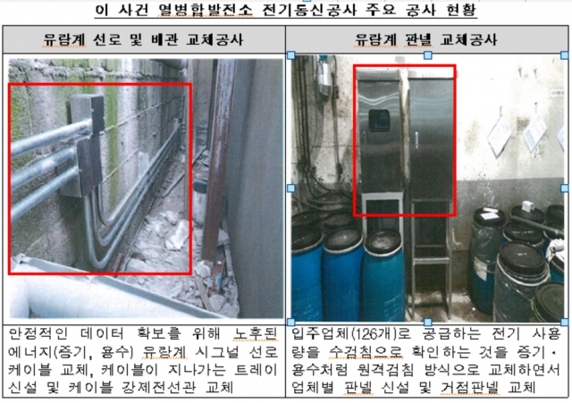 효성중공업과 한화시스템이 입찰 담합한 대구염색공단 공사 현황. 공정위 제공