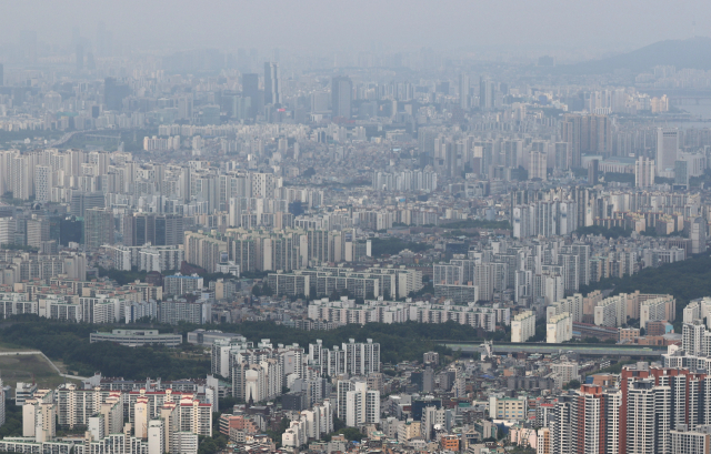 서울시 송파구, 강남구 일대 아파트 단지. 연합뉴스