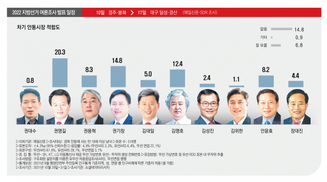 차기 안동시장 적합도 조사기관: 소셜데이타리서치