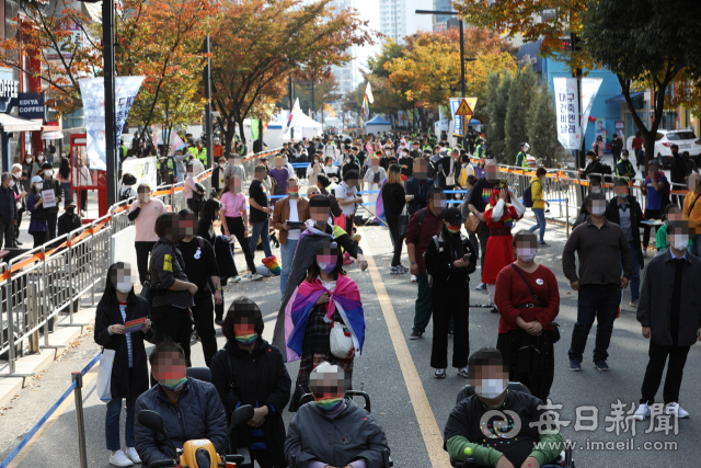 6일 대구 중구 대중교통전용지구에서 열린 